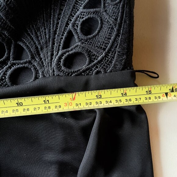 NEW Frank Lyman Long Black Dress/Jumpsuit - Picture 9 of 10